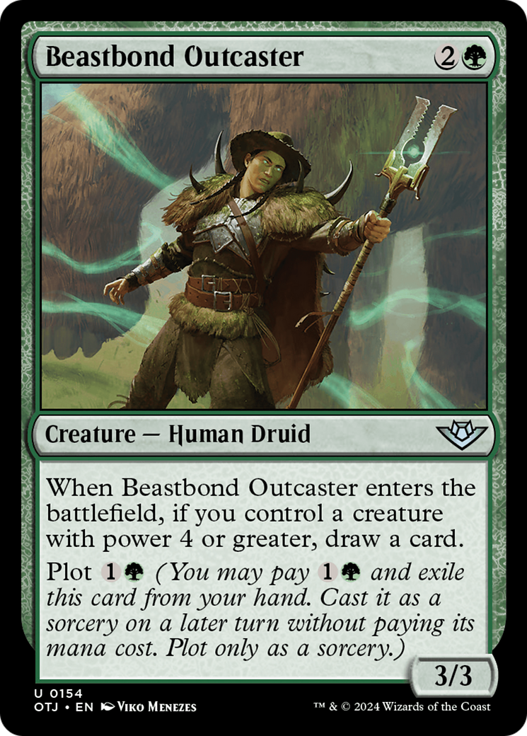 Beastbond Outcaster (OTJ-154) (Foil)