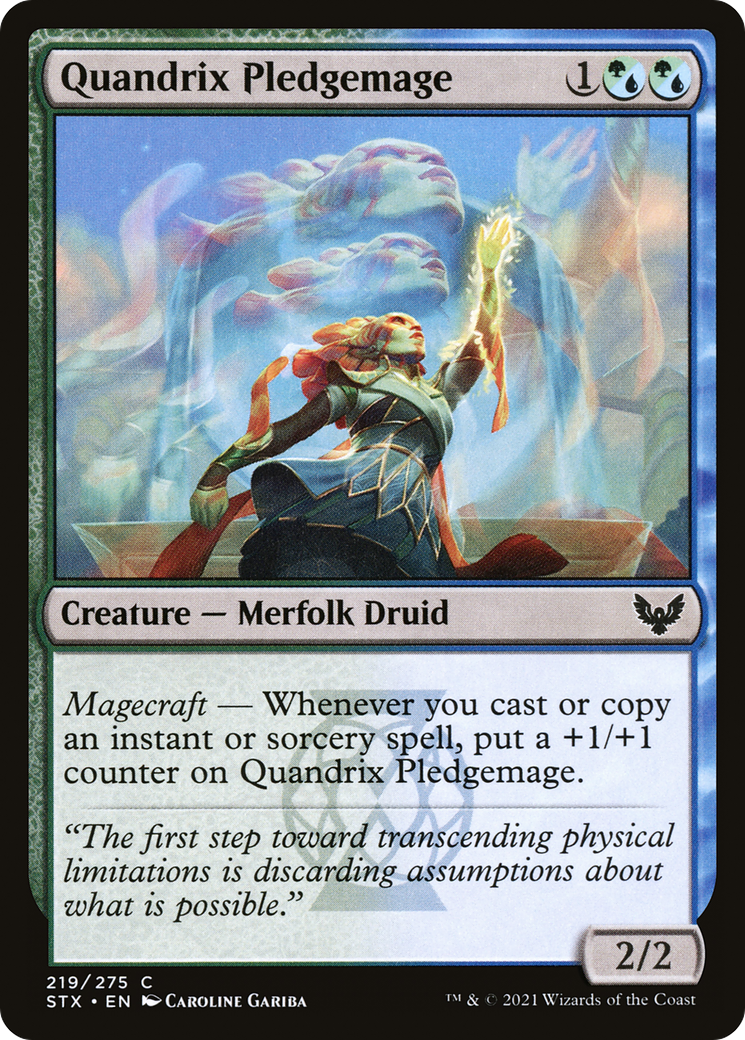 Quandrix Pledgemage (STX-219) (Foil)