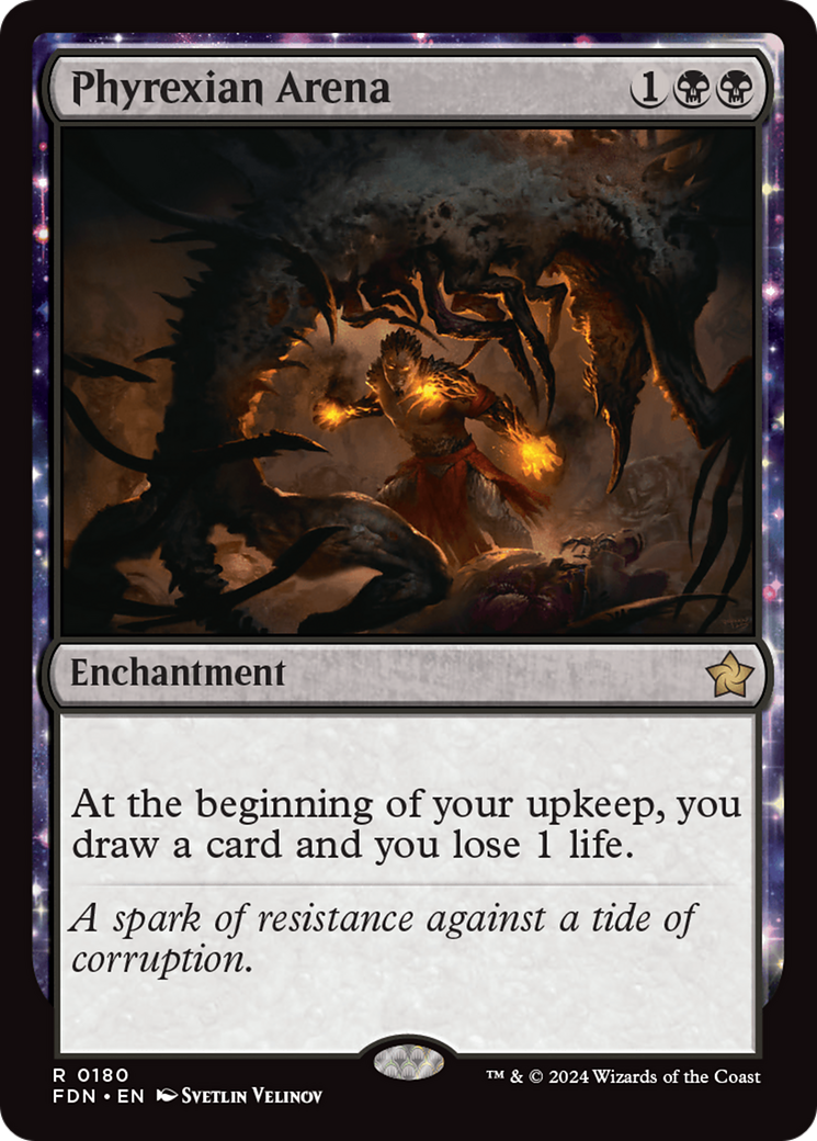 Phyrexian Arena (FDN-180) (Foil)
