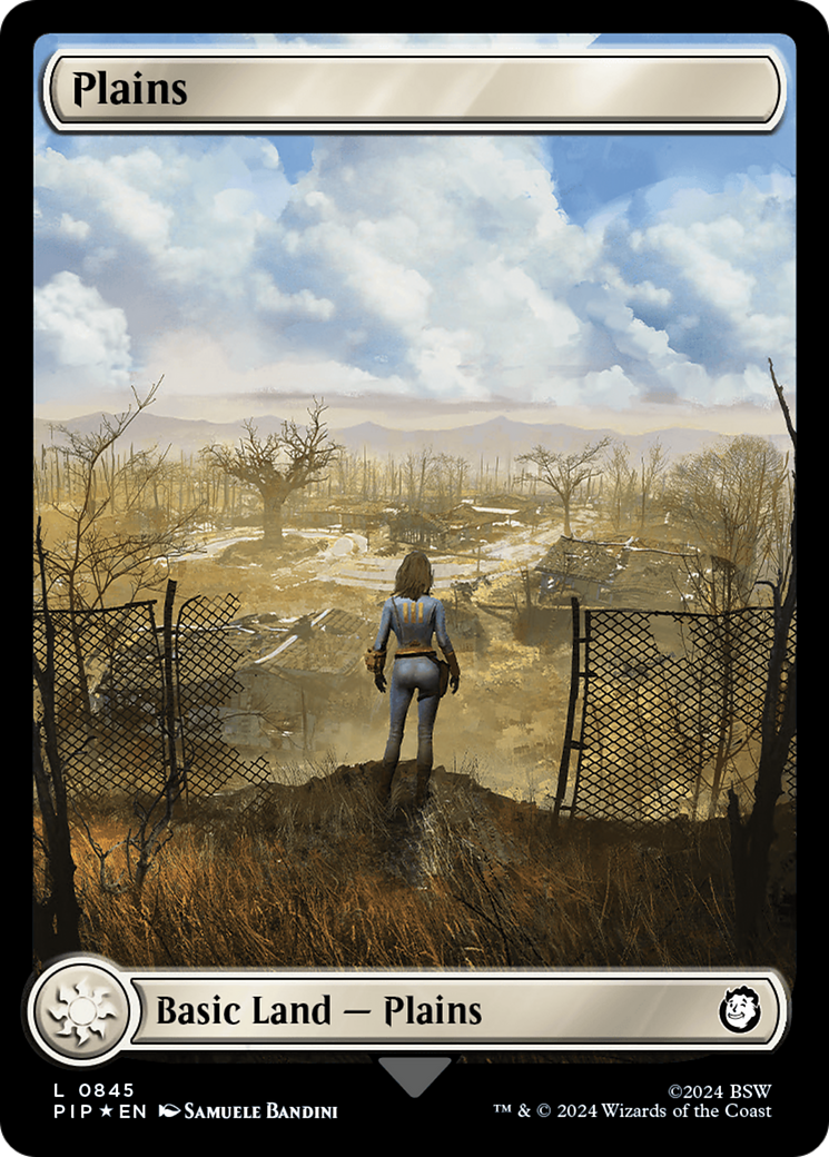 Plains (PIP-845) (Full Art) (Surge Foil)