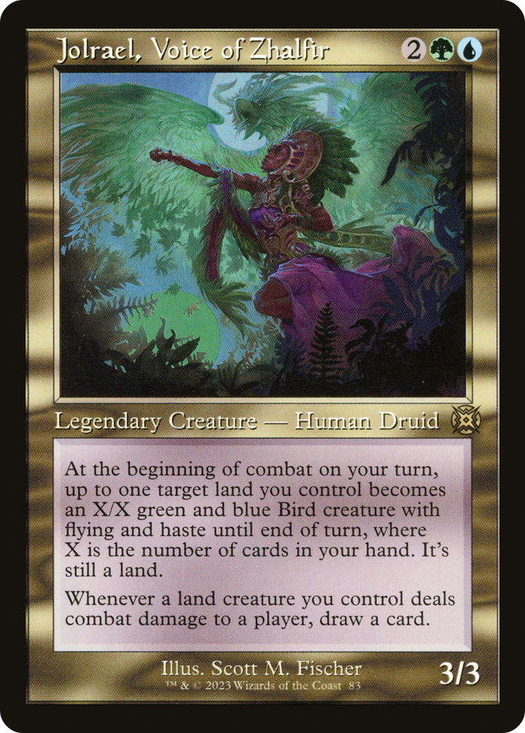 Jolrael, Voice of Zhalfir (MAT-083) (Showcase) (Foil)