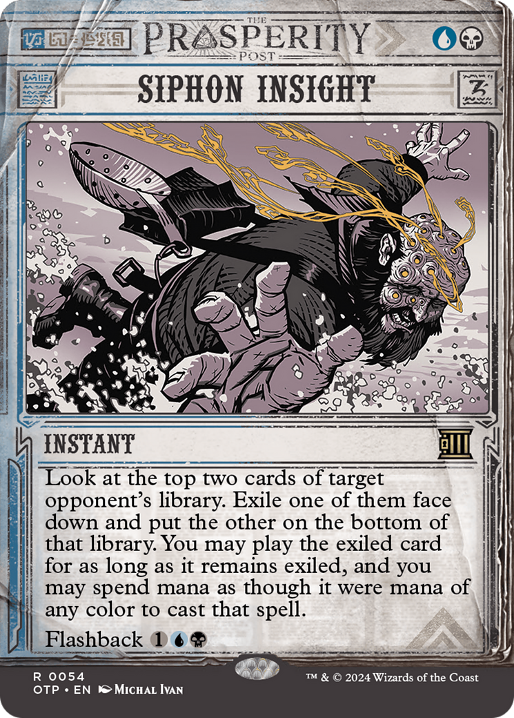 Siphon Insight (OTP-054) (Showcase) (Borderless) (Foil)