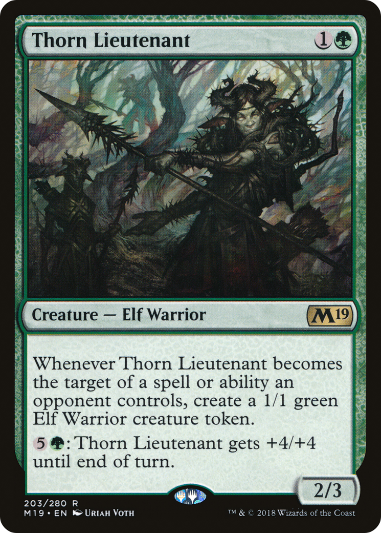 Thorn Lieutenant (M19-203) (Foil)