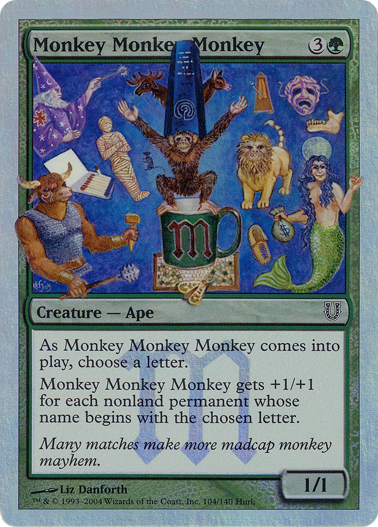 Monkey Monkey Monkey (UNH-104★) (Foil)