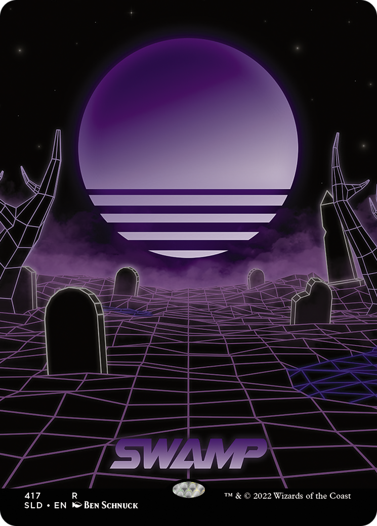 Swamp (SLD-417) (Borderless) (Foil)