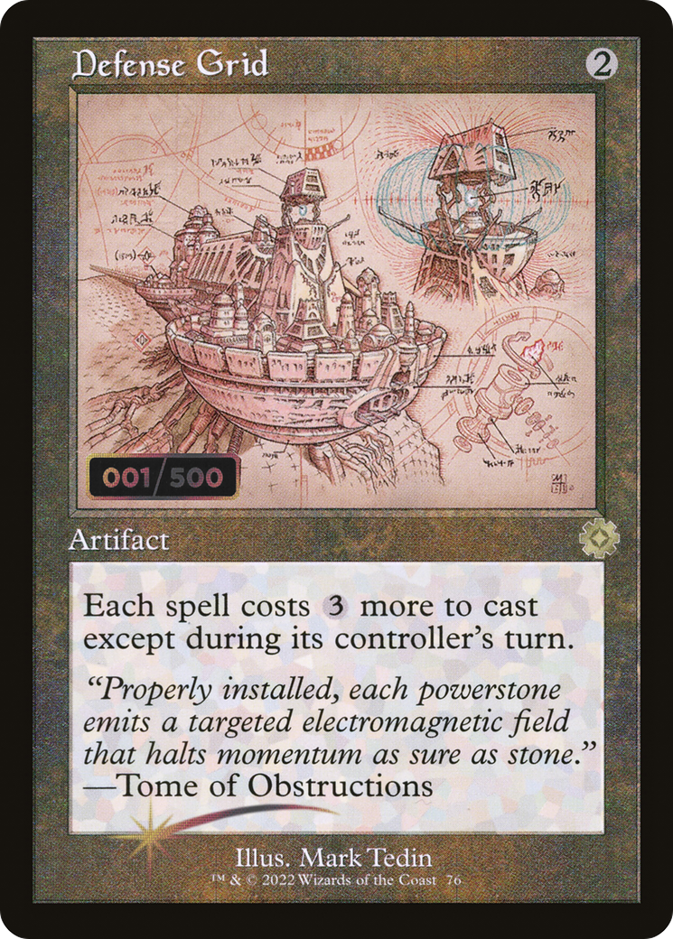 Defense Grid (BRR-76Z) (Foil) (Serialized)