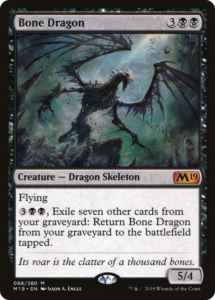 Bone Dragon (M19-088) (Foil)