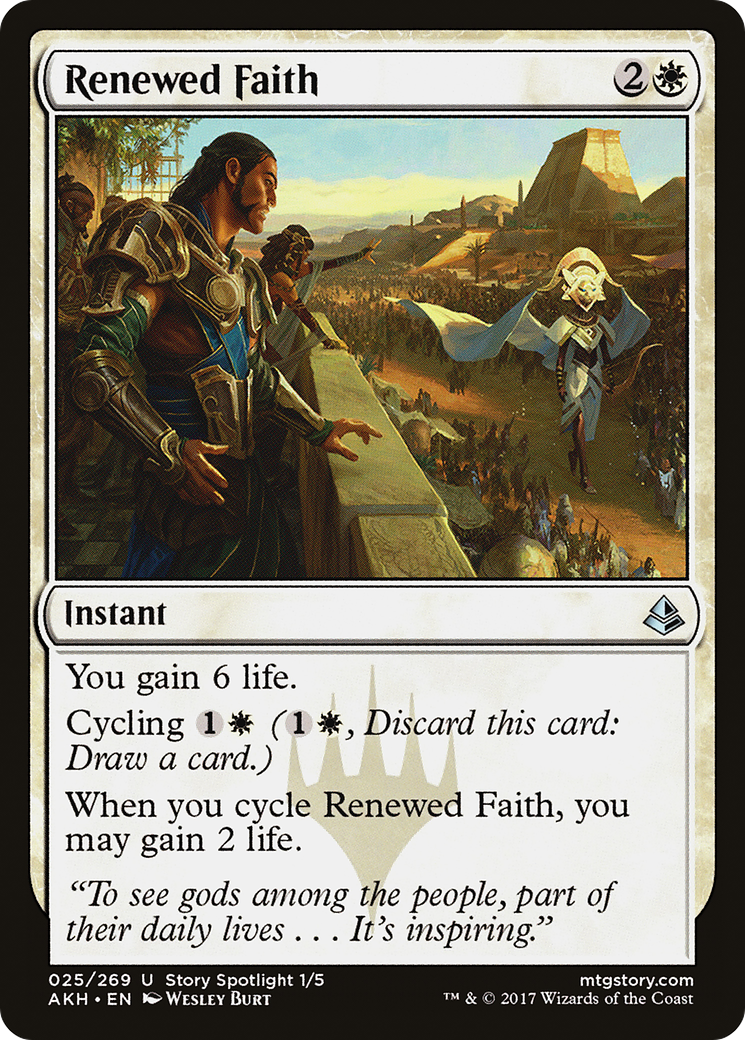 Renewed Faith (AKH-025) (Foil)