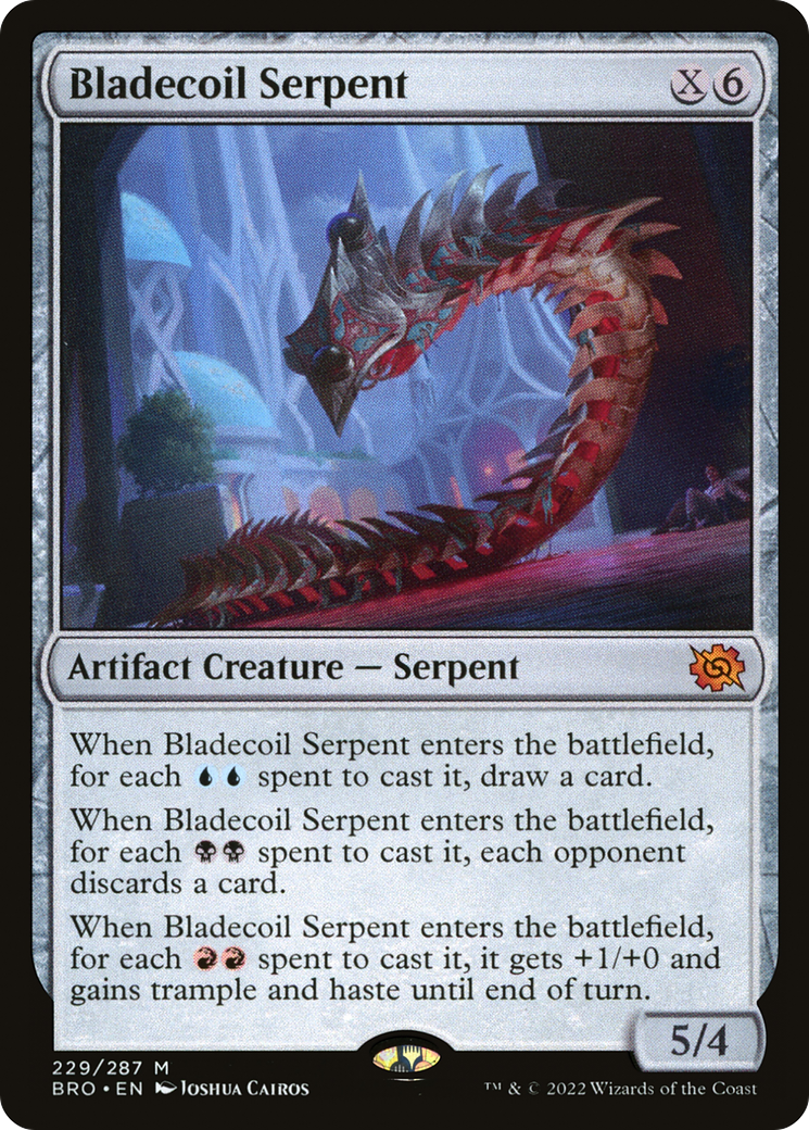 Bladecoil Serpent (BRO-229) (Foil)