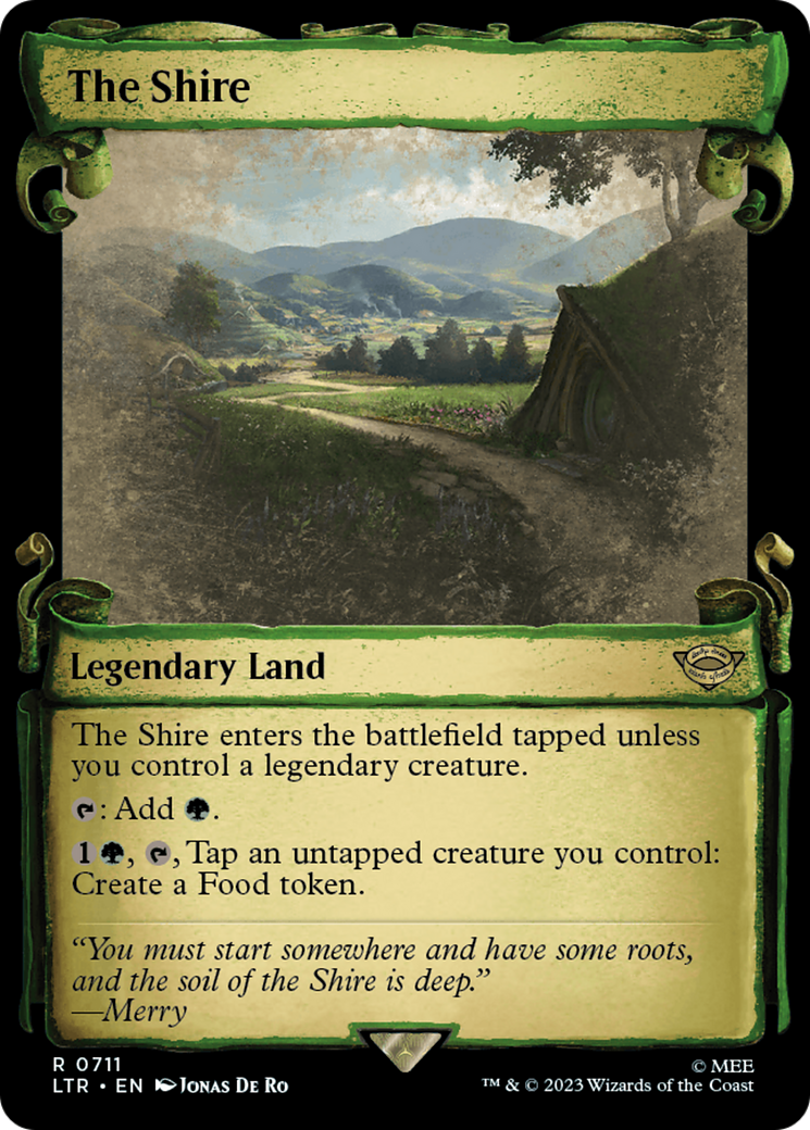 The Shire (LTR-711) (Showcase) (Scroll) (Foil)