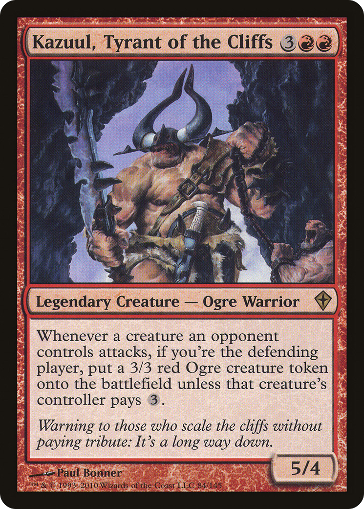 Kazuul, Tyrant of the Cliffs (WWK-084) (Foil)