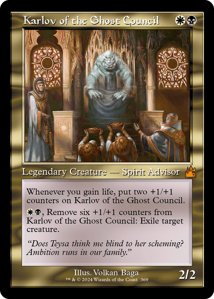 Karlov of the Ghost Council (RVR-369) (Foil)