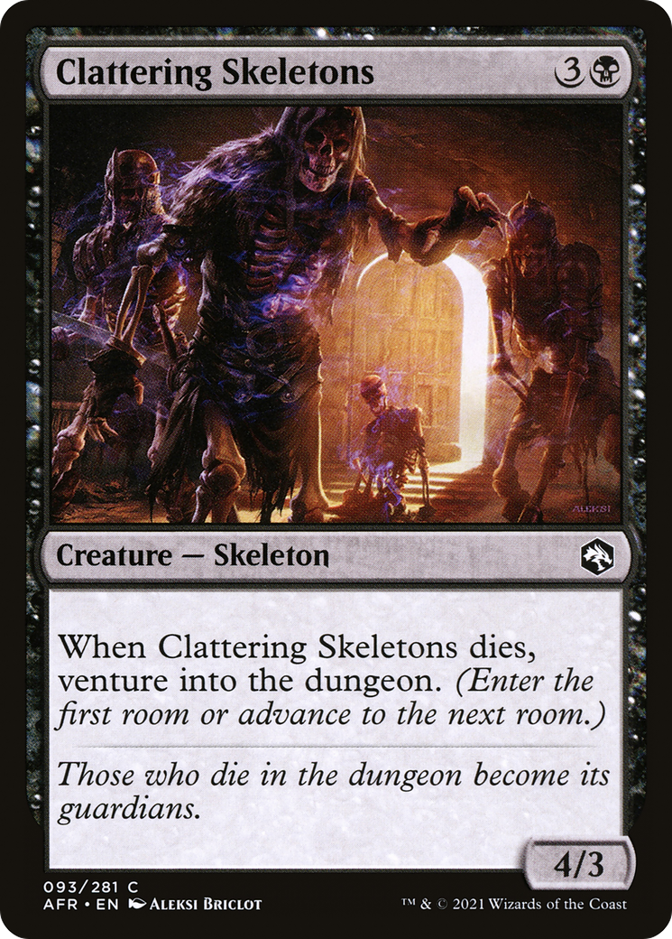 Clattering Skeletons (AFR-093) (Foil)