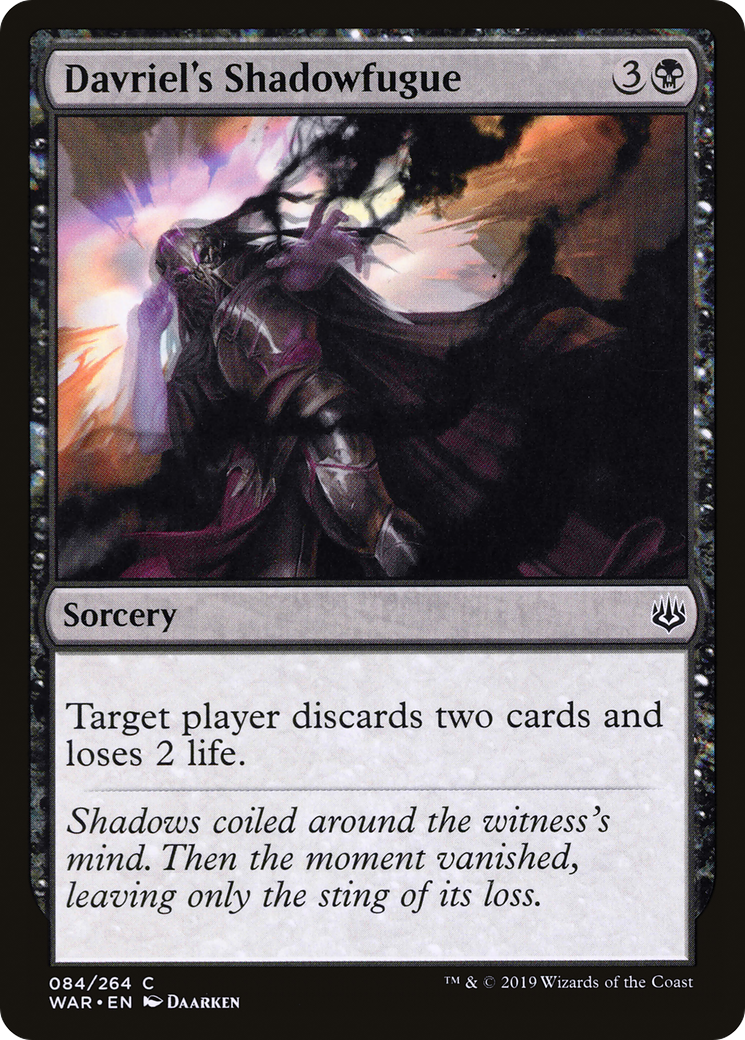 Davriel's Shadowfugue (WAR-084) (Foil)