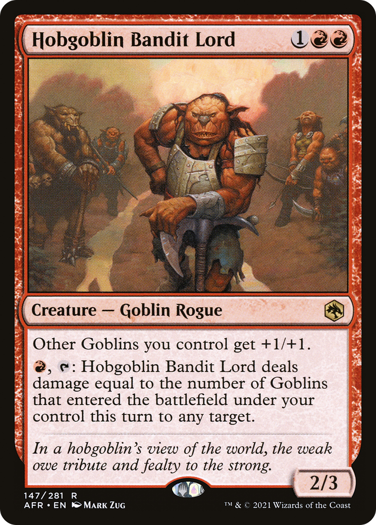 Hobgoblin Bandit Lord (AFR-147) (Foil)