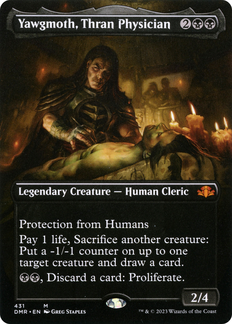 Yawgmoth, Thran Physician (DMR-431) (Borderless) (Foil)