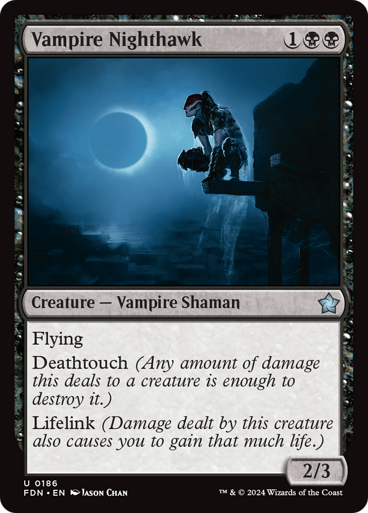 Vampire Nighthawk (FDN-186) (Foil)