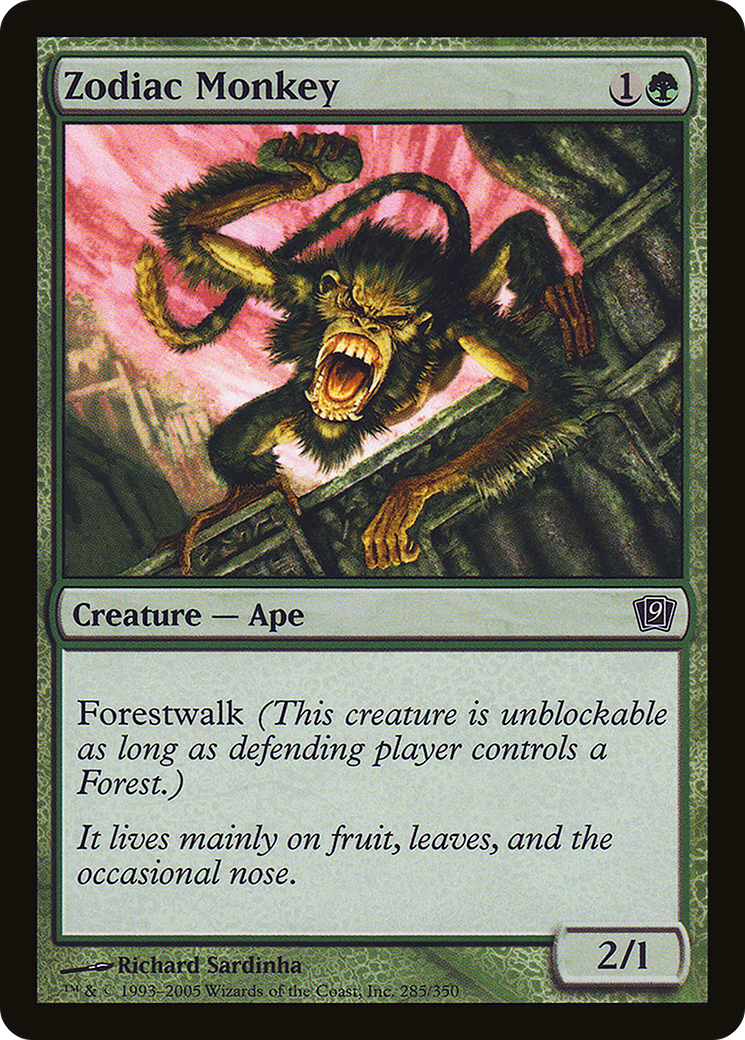 Zodiac Monkey (9ED-★) (Foil)
