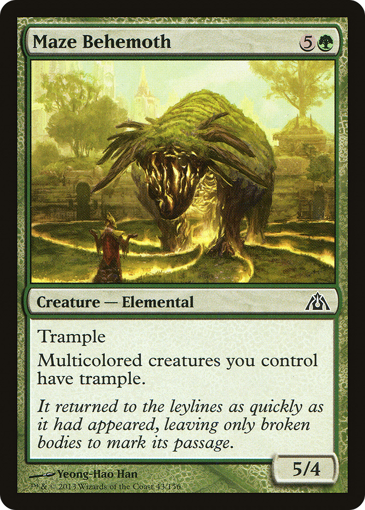 Maze Behemoth (DGM-043) (Foil)