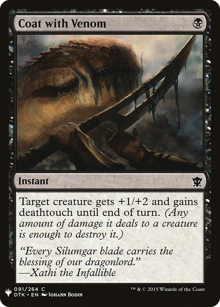 Coat with Venom (LIST-DTK-91)