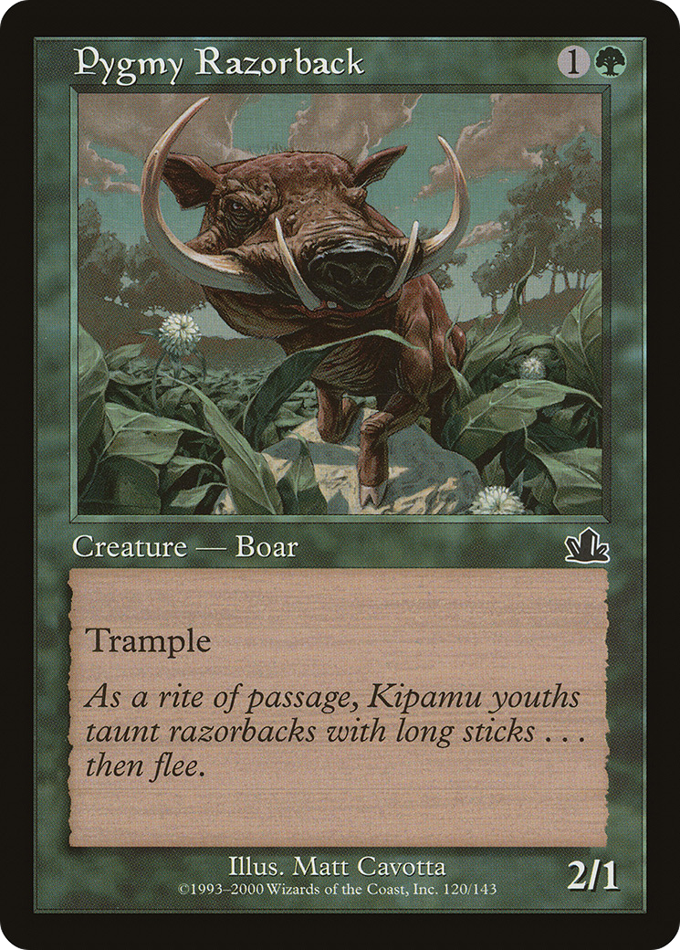 Pygmy Razorback (PCY-120) (Foil)