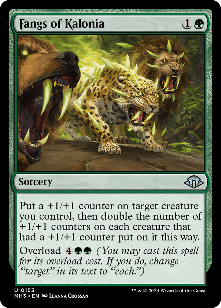 Fangs of Kalonia (MH3-153) (Foil)