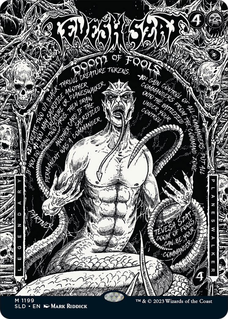 Tevesh Szat, Doom of Fools (SLD-1199) (Full Art) (Borderless)