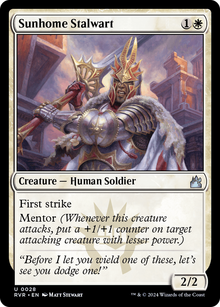 Sunhome Stalwart (RVR-028) (Foil)