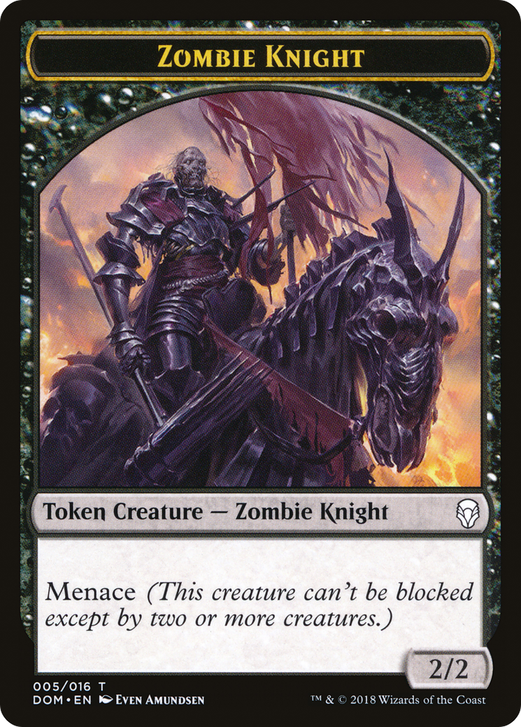 Zombie Knight Token (DOM-005)
