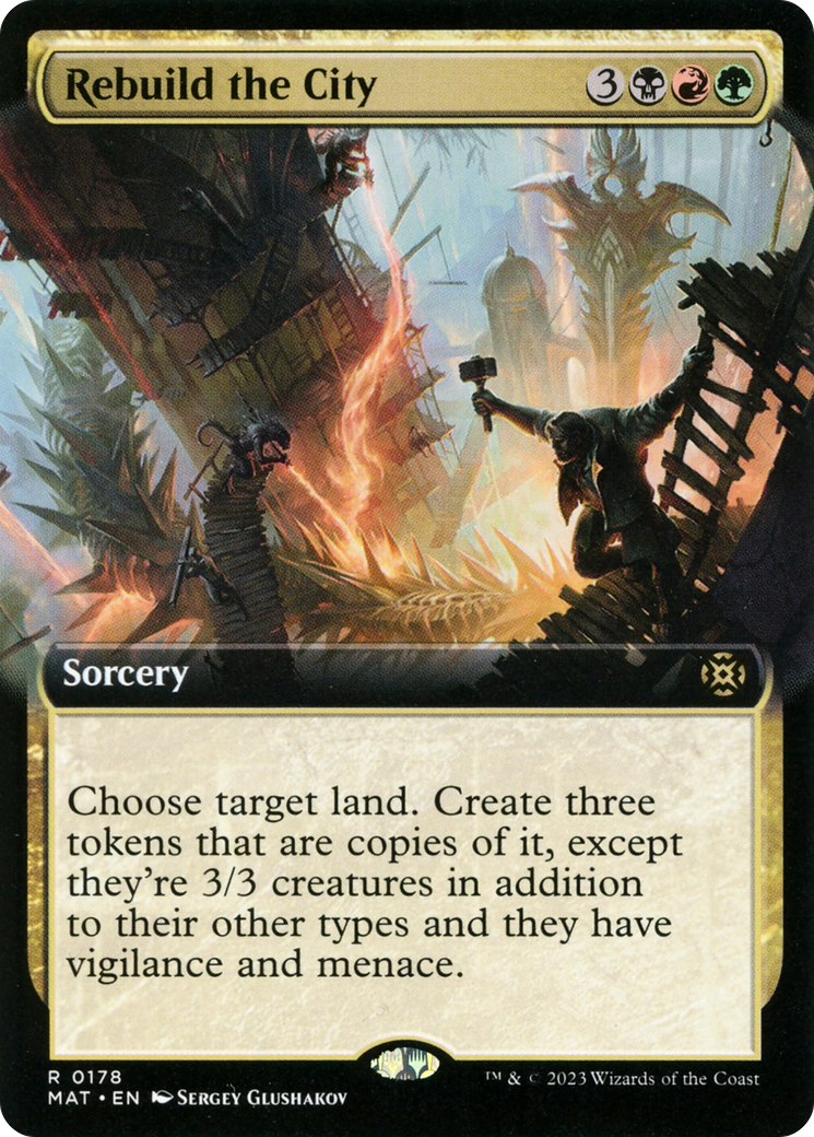 Rebuild the City (MAT-178) (Extended Art) (Foil)