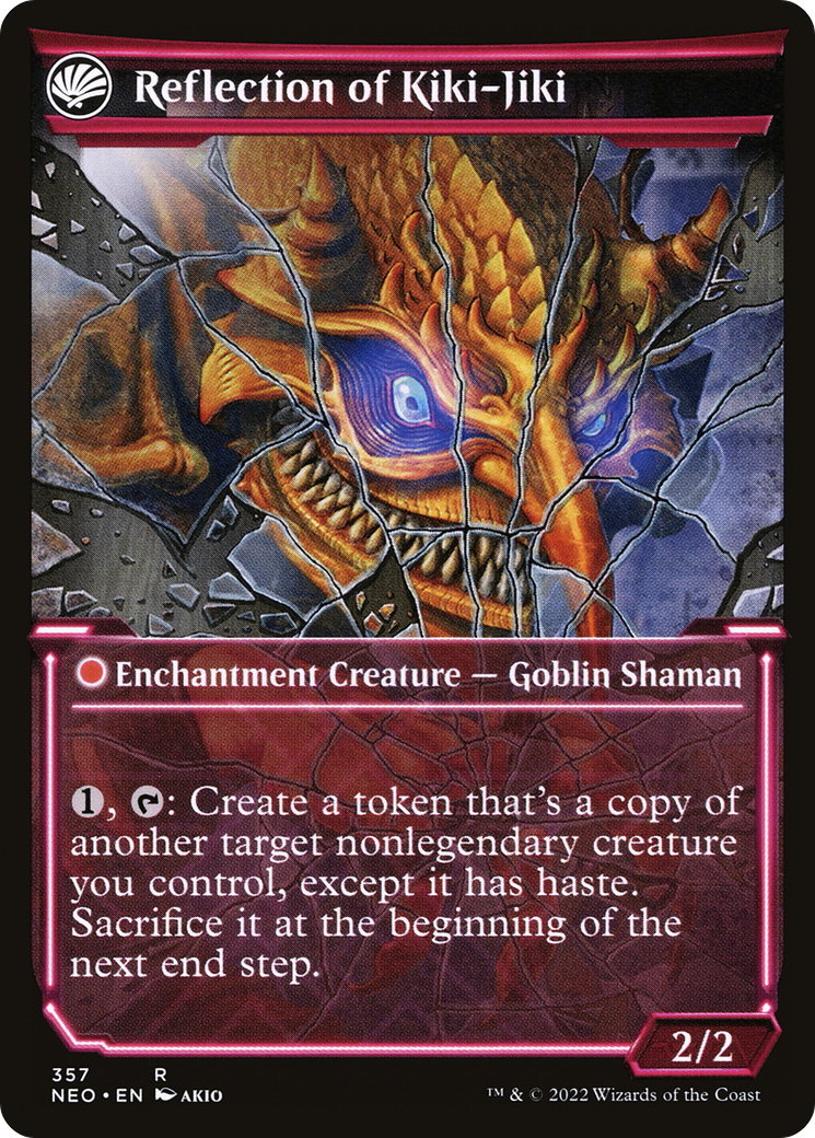 Fable of the Mirror-Breaker // Reflection of Kiki-Jiki (NEO-357) (Showcase) (Foil)