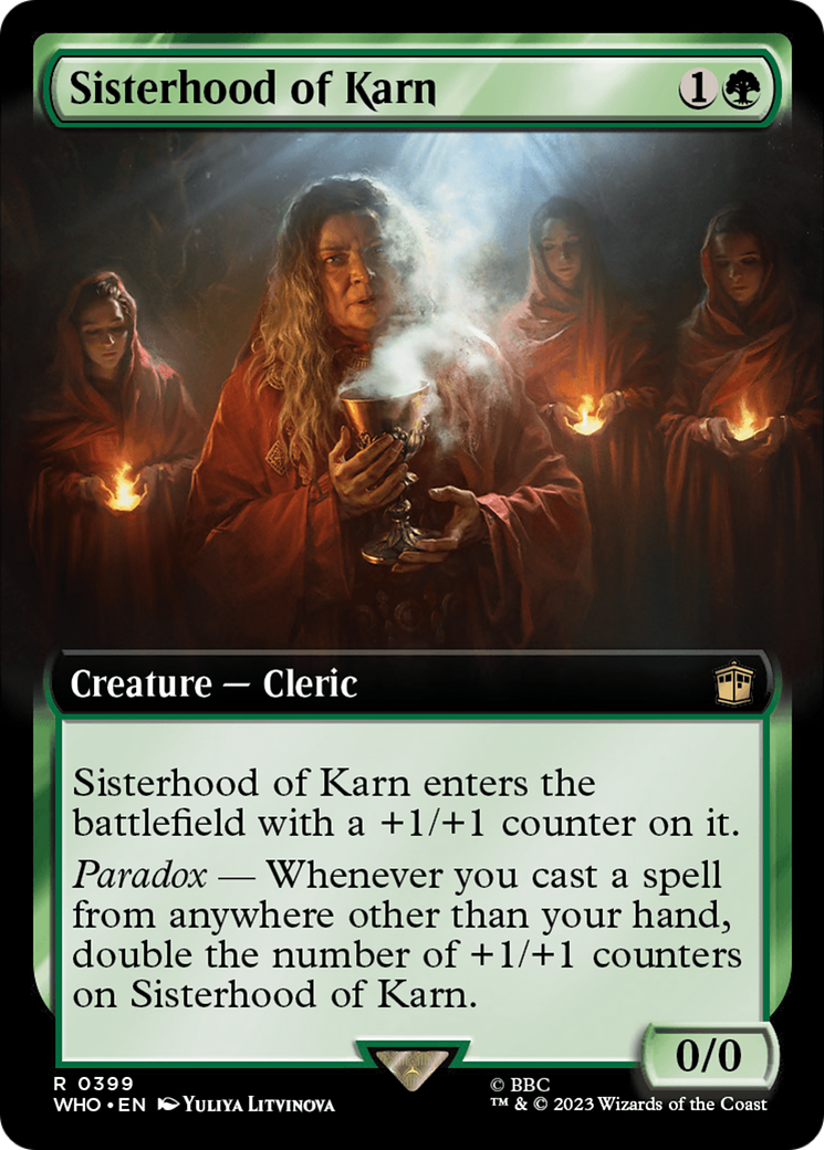 Sisterhood of Karn (WHO-399) (Extended Art) (Foil)
