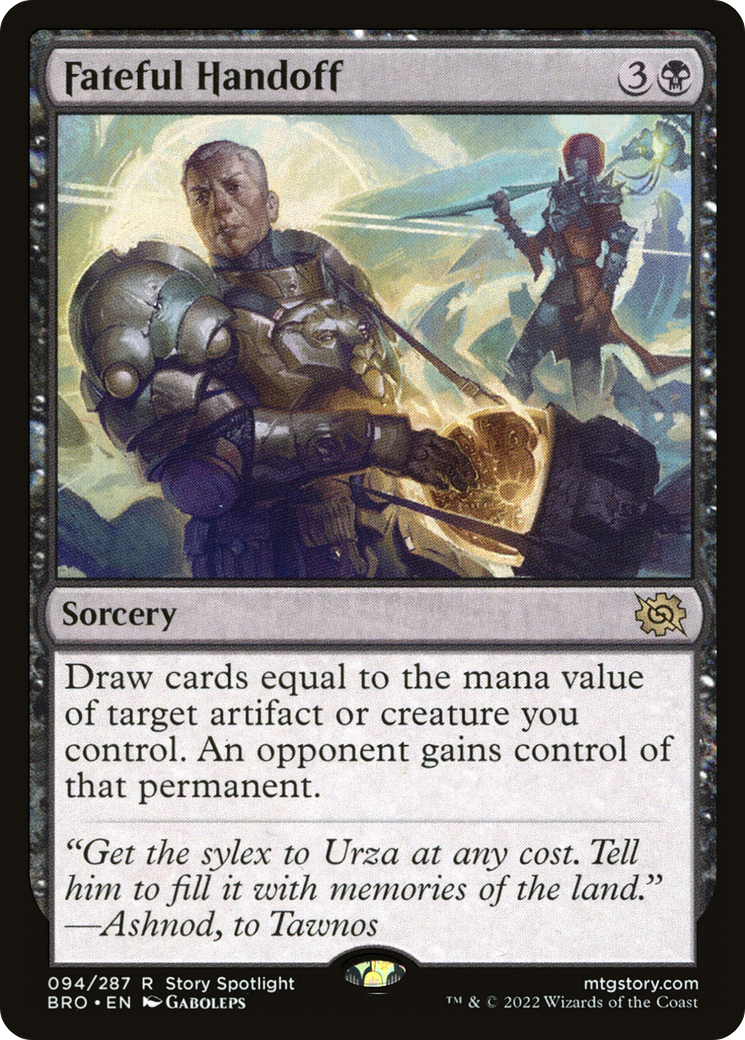 Fateful Handoff (BRO-094) (Foil)