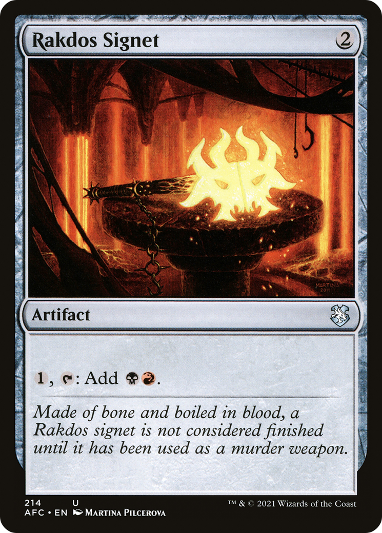 Rakdos Signet (AFC-214)