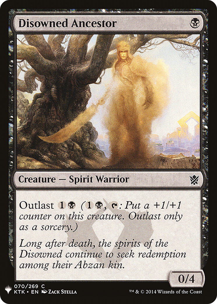 Disowned Ancestor (LIST-KTK-70)