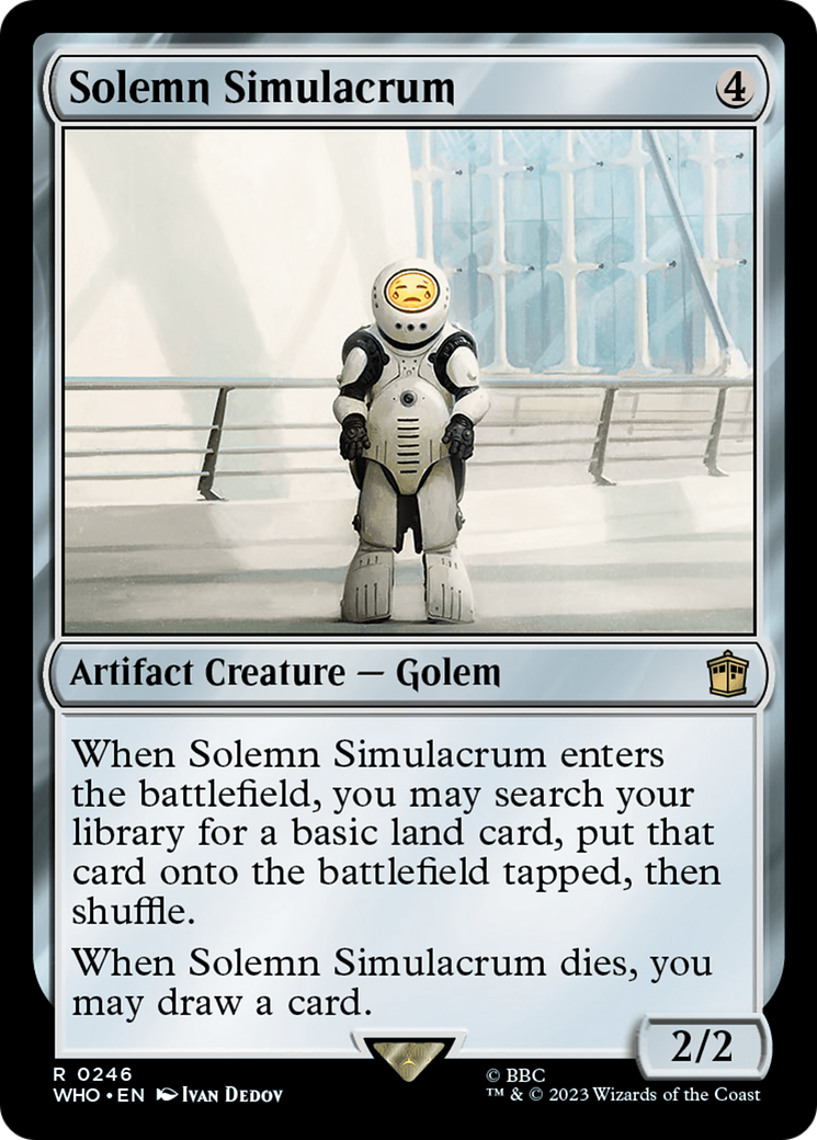Solemn Simulacrum (WHO-246) (Foil)