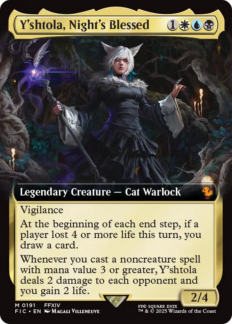 Y'shtola, Night's Blessed (FIC-191) (Extended Art) (Foil)