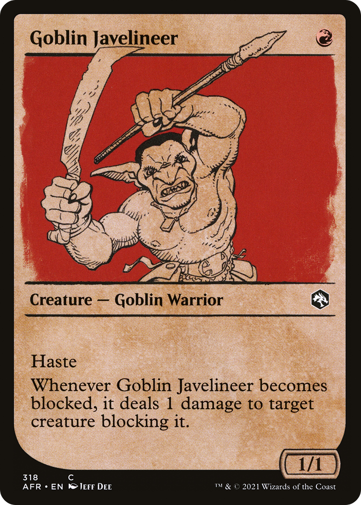 Goblin Javelineer (AFR-318) (Showcase)
