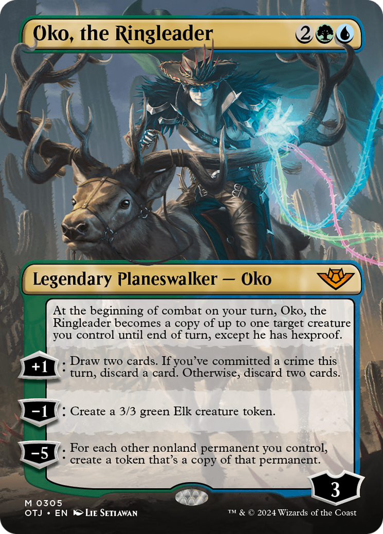 Oko, the Ringleader (OTJ-305) (Borderless) (Foil)