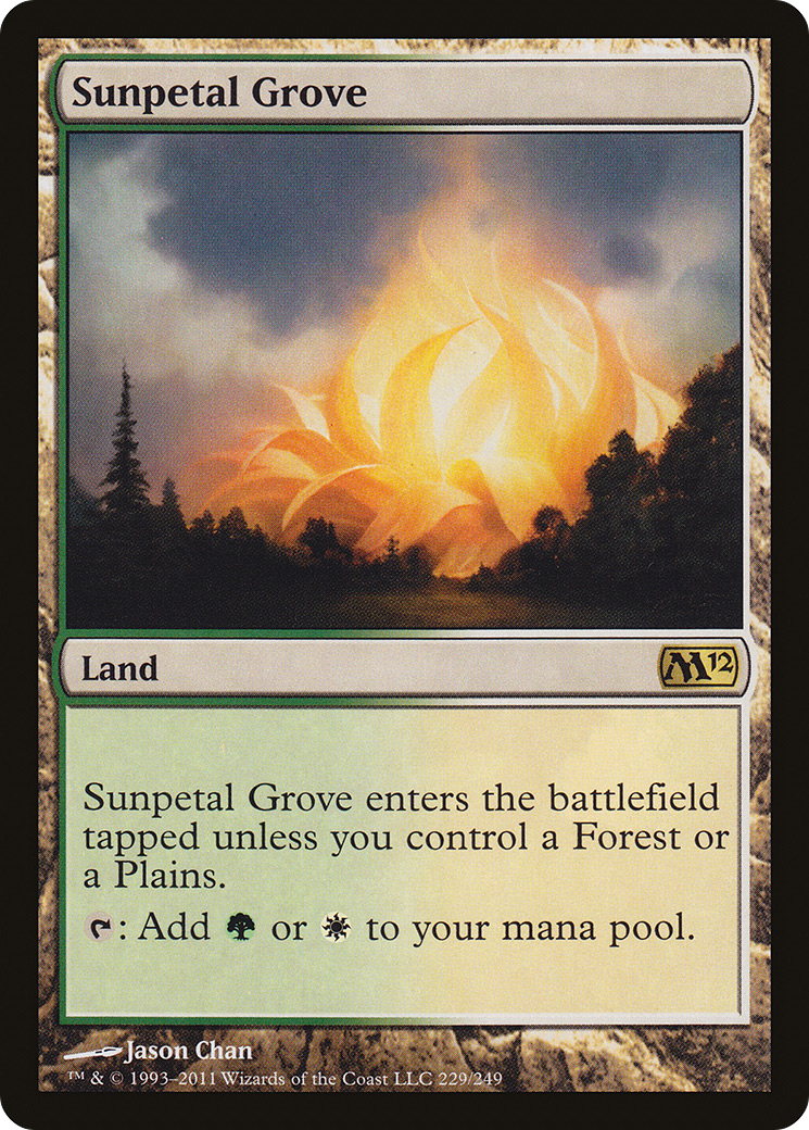 Sunpetal Grove (M12-229) (Foil)