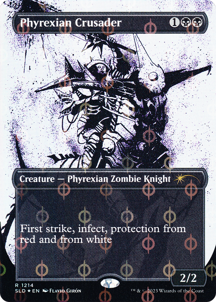 Phyrexian Crusader (SLD-1214) (Borderless) (Compleat Foil)