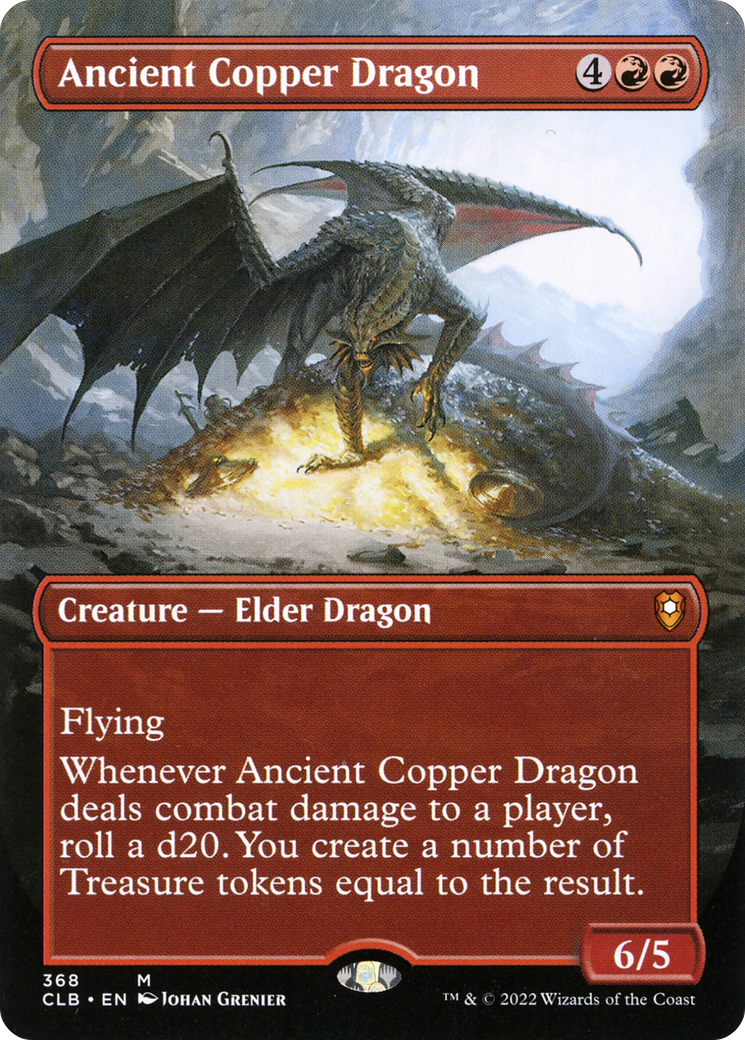 Ancient Copper Dragon (CLB-368) (Borderless) (Foil)