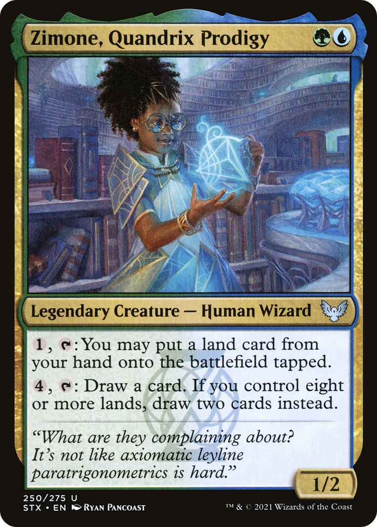 Zimone, Quandrix Prodigy (STX-250) (Foil)