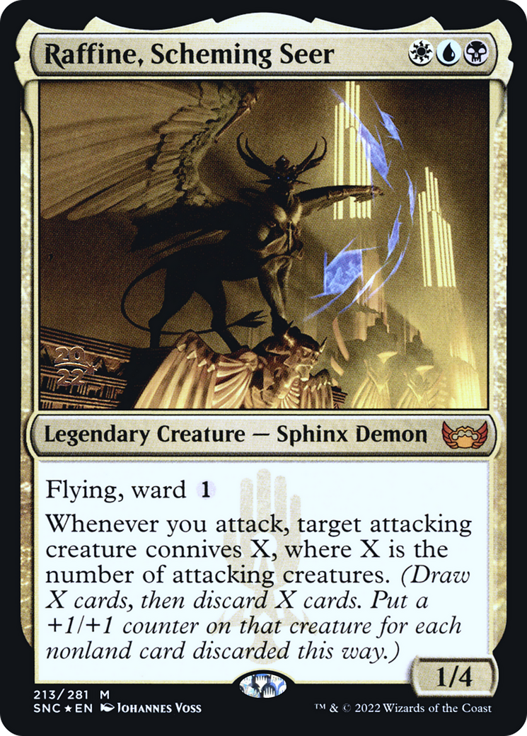 Raffine, Scheming Seer (PRE-213S) (Foil)