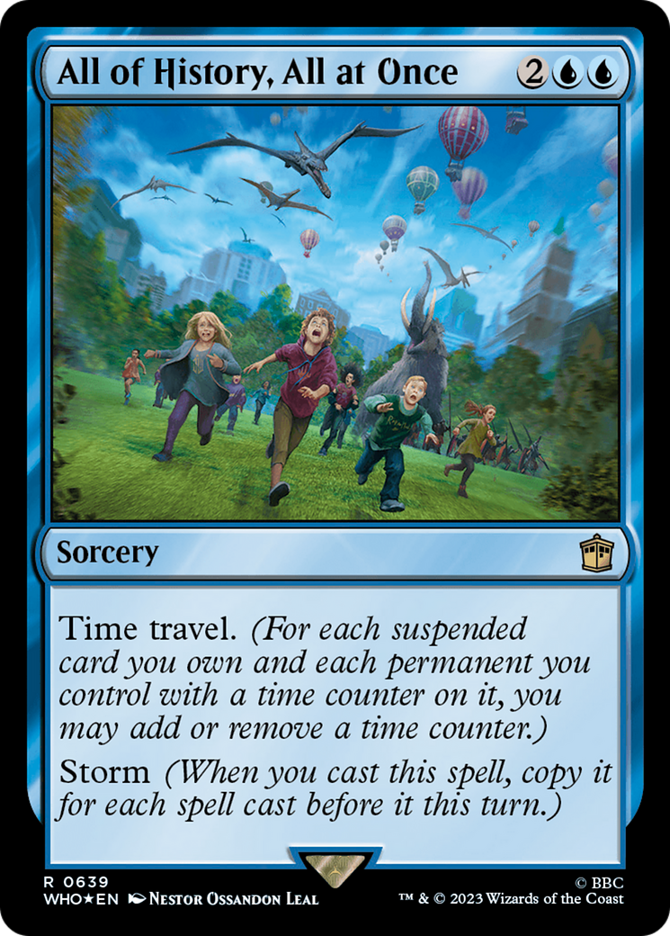 All of History, All at Once (WHO-639) (Surge Foil)