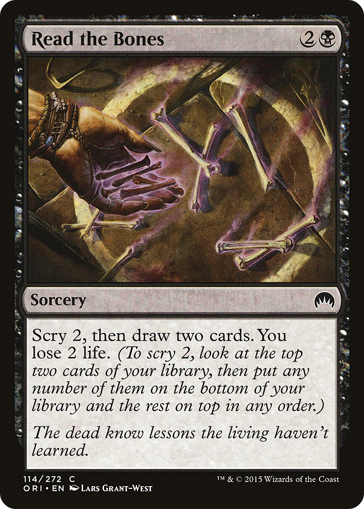 Read the Bones (ORI-114) (Foil)