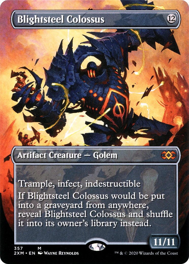 Blightsteel Colossus (2XM-357) (Borderless)