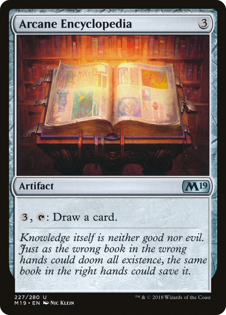 Arcane Encyclopedia (M19-227) (Foil)