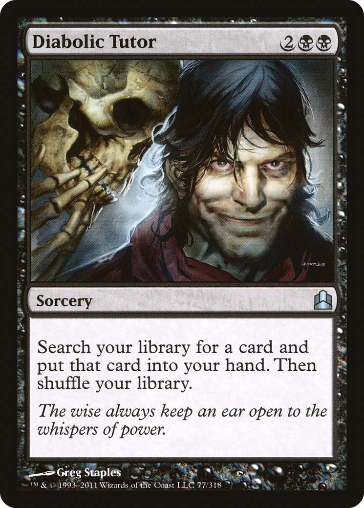 Diabolic Tutor (CMD-077)