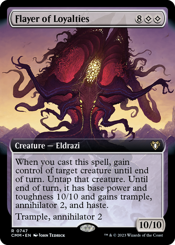 Flayer of Loyalties (CMM-747) (Extended Art) (Foil)